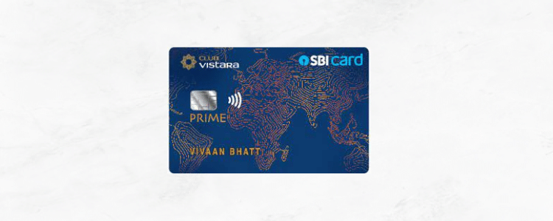 Club Vistara SBI Card PRIME